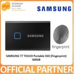 SAMSUNG T7 Touch Portable SSD, Black